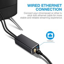 라우터 모뎀 네트워크카드 RJ45 이더넷 어댑터 마이크로 USB 사무실 돌보는 컴퓨터 용품 화재 TV 구글 홈 미니 크롬캐스트 울트라, 한개옵션0