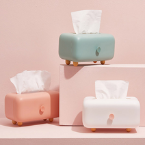 휴지 사각티슈 각티슈 이쁜 케이스 커버 보관 3종, 화이트