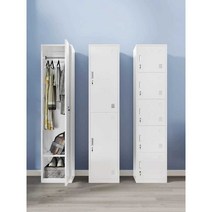 캐비넷 락커장 스터디카페 골프백 보관함 락카 사무실, 싱글3도어사물함(회색및흰색)1.3mm