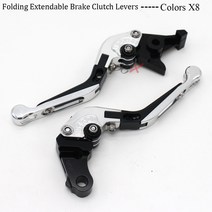 CNC 오토바이 액세서리 접이식 확장 브레이크 클러치 레버 및 모토 2004mm 혼다 CBR150R 2012-170, 02 Orange
