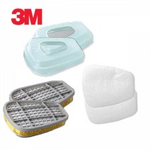 3M 6200 7502 필터 3종세트 6006K+5N11+501, 2개