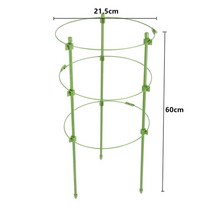 식물지지대 고정 클립 서포트링 화초케이블 클립 텔레스코픽 덩굴 등반 랙 화분 지지대 프레임 분재 꽃 야채 토마토 스탠드 고리 기둥 원예 격자, 60cm