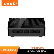 네트워크 스위치 Tenda sg105 기가비트 미니 5 포트 데스크탑 스위치 빠른 허브, sg105 및 펌웨어