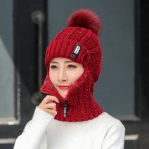 니트머플러 도깨비 목도리 캐시미어 여자 롱 여성 울 모자 스키 모자 세트 방풍 겨울 야외 두꺼운 샴 스카프 칼라 따뜻한 유지 얼굴 따뜻한 비니 모자
