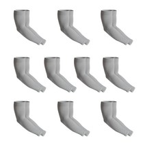 QDA 심리스 쿨토시 팔토시, 회색10P