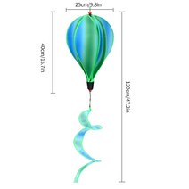 대형바람개비 정원바람개비 정원꾸미기 테라스꾸미기 정원용품 마당꾸미기 정원조형물 예쁜정원 철제 독특한 열기구 바람 스피너 기하학적 회전 풍차 트위스터 바람 포수 다채로운 정원, 스타일 f