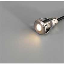 테라스 조명 12v 24v 1w 야외 계단 라이트 데크 플로어 코너 Sconce 베란다 발코니 바 장식 설비 Led, 13 25mm AC12V, 04 YELLOW