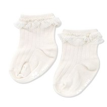 오가닉맘 오가닉맘 화이트골지 레이스양말 MHF7SC08