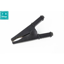 악어클립 케이블 집게 2pcs 배터리 테스트 55mm hv 바나나 플러그 4mm 멀티 미터 펜 프로브, 검은색