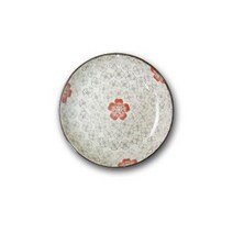 73 빵빵야 / 청자 원형 쿠프 접시 그릇 식기 용기 찬기 트레이 나눔접시 도자기접시 그릇세트 찬기, 7in-레드