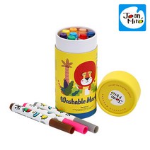 [호안미로] [리틀] 워셔블마커둥근팁12색(09463), 상세 설명 참조