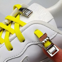 운동화끈고정 운동화클립 매듭없는 자석신발끈 버클 한쌍