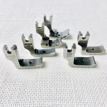 헤세드 공업용미싱) 파이핑 노루발(좌우), 실버오른쪽1/8