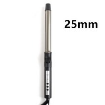 전문가용 봉고데기 컬링아이롱 전문 세라믹 led 디지털 온도 디스플레이 롤러 컬 지팡이, 25mm, 유럽 ​​연합