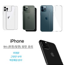 아이폰 13프로맥스 필름 울트라씬 9H-2.5D (후면 뒷면) 뉴글라스 방탄 유리 액정 보호 커버 (슬림 고경도 고강도 비산방지), 5매-후면 (방탄유리)