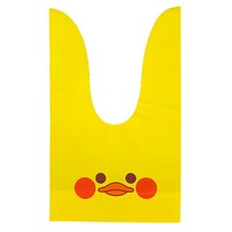 [대도지물] 비닐봉투(동물봉투-오리 노랑색)1pack=50ea, 2호