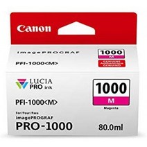 CanonInk Lucia PRO PFI-1000 마젠타 색 개별 잉크 탱크