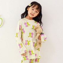 삐삐롱 네온래빗 모달 9부 상하세트