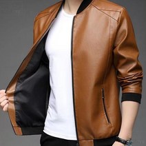 남성 MAN-MADE 레더 가죽 점퍼