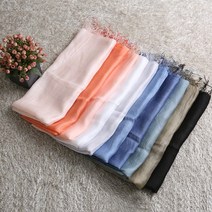 더로라 단색 실크모달 스카프- 델리 S7002