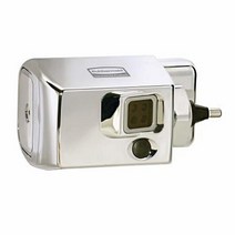 FG401187A 자동 플러시 사이드 마운트 광택 크롬 화장실 플러싱 시스템 길이 11.4cm(4~34인치) x 너비 8.9cm(3~1964인치) 높이 6.4cm(2~5164인치), Metal Sidemount Toilet Flusher