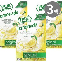 트루시트러스 트루 레몬 오리지널 레몬에이드 파우더 10개입, 3개