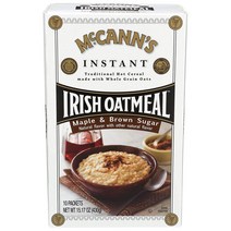 미국직구 맥캔의 메이플 & 브라운 슈가 인스턴트 아일랜드 오트밀 10카운트, 상세참조, 수량