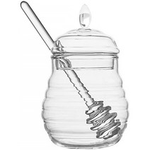 꿀 약동 막대기를 가진 투명한 꿀 남비 작은 꿀 병 콘테이너, type0