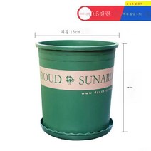 ZZJJC 화분 대전다육플라스틱 특대호 월계다육분재 화분수지갤런 화분, 높이 1.5갤런 [구경 18cm]3개입, 화분받침(비료 보내기+뿌리가루)함유
