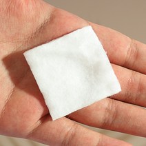 스위스녹스 순면 항균 탈지면 피부샵 대용량 화장솜 절단솜, 1팩, 4*4cm, 1400매