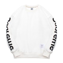 슈프림 M~3XL 오버핏 기모맨투맨 티셔츠 빅사이즈_사이드라인