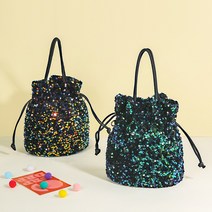 반짝이 가방 스팽글 복주머니 토트백 엄마 핸드백 가벼운 복조리 가방