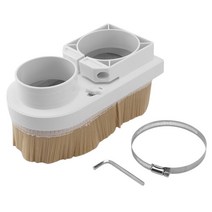 Spindle Dust Cover Collector For CNC Router Engraving Milling Machine Woodworking Power Tools 100Mm, [01] WHITE