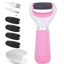 발바닥 무좀 각질 굳은살 제거기 전문 USB 충전 전기 풋 그라인더 힐 파일 그라인딩 엑스 폴리 에이터 페디큐어 기계 풋 케어 도구 리무버 풋 파일, 자두