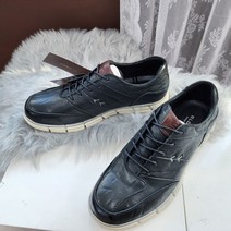 남성 중년 고급 천연 물소가죽 캐쥬얼화