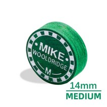 마이크 그린 고스트 팁 당구 풀 큐 스누커 캐롬 10mm/11mm/12mm/14mm S/M/H 전문가용 액세서리, 14mm m