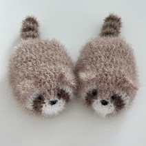 라쿤수세미 너구리수세미 [핸드메이드 집들이 선물], 베이지