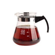 시타 베이직 드립서버 600ml 커피서버 핸드드립서버, 단품