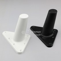 PVC경사가구다리(일체형)(백색/흑색)(가구부속/쇼파다리/가구철물/가구발/서랍장다리/상다리), 백색