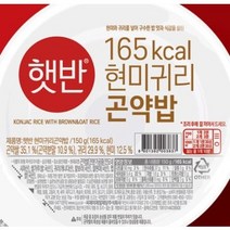 CJ제일제당 햇반 현미귀리곤약밥, 150g, 5개