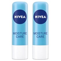 니베아 립케어 립밤 4.8g, moisture care, 2개