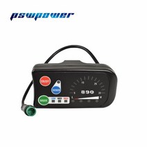 led 890 24v 또는 36v 또는 48v 전기 자전거 kt 제어판 디스플레이 전기 자전거 부품