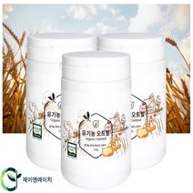 프리미엄 100% 국내산 친환경 유기농 오가닉 압착 귀리 오트밀 330g 3통
