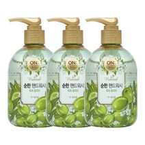 온더바디 더 내추럴 순한 핸드워시 촉촉 올리브, 300ml, 3개