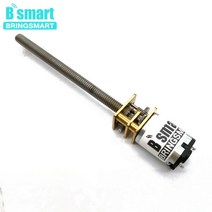 미니전기톱 Bringmart-M4 55mm 나사산 샤프트 DC 기어 모터 3V 6V 12V 15/30/50/60/100/200/300/500 rpm, 12V 500rpm