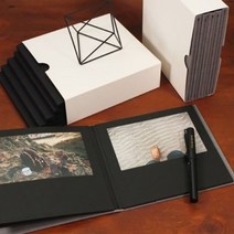 4x6 블랙 컨서트북 포카바인더 포켓앨범 티켓북 753449EA, 그레이커버