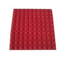 가정용 방음 부스 스펀지 계란판 방진재 흡음제 어쿠스틱 폼 스튜디오 스폰지 폼, 빨간색