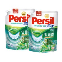 퍼실 하이진 젤 세제 일반용 리필, 2L, 2개