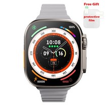 ZD8 울트라 맥스 Smartwatch 시리즈 8 항상 디스플레이 49mm 208 블루투스 전화 NFC ECG IP68 방수 스포츠 스마트 워치 Z8, Max Gold Gray_49MM