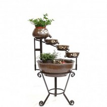 쭈bhnj__옹기 4단분수 가습기 중사이즈 분수대 미니 인테리어 실내 실내용♥hopenjoy!, ♥hopenjoy!